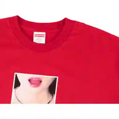 Supreme SS18 Necklace Tee Red
