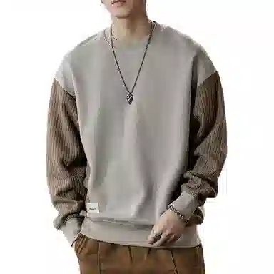 【dme】 基础款圆领时尚纯色毛衣 男女同款