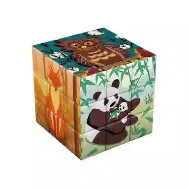 乐智由我 解压创意三阶魔方 星球宇航员航天员 早教益智玩具