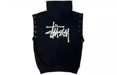 Stussy x JUNYA WATANABE Hoodie Vest Black