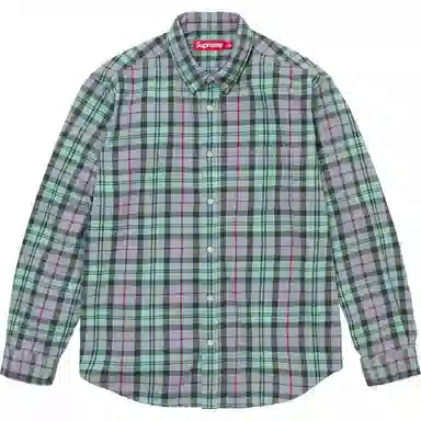 Supreme FW24 WEEK5 Plaid Flannel Shirt