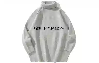 GOLFCROSS Color Dot Jacquard Knit Sweater