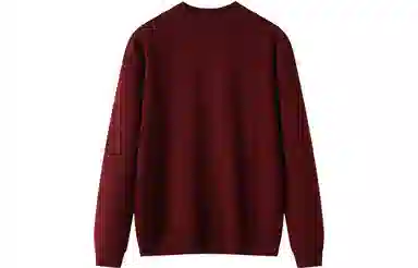 恒源祥 厚款半高领纯羊毛针织毛衣 男款