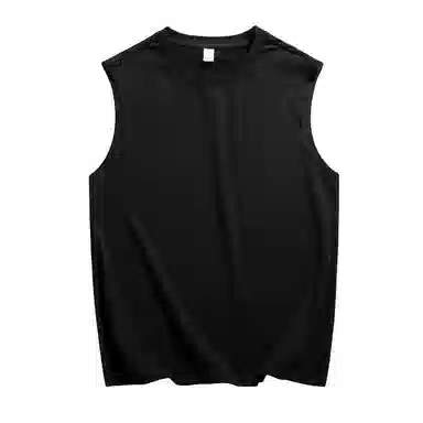 【dme】 日系简约纯棉基础款百搭亲肤柔软透气宽松学生党圆领无袖背心 男女同款