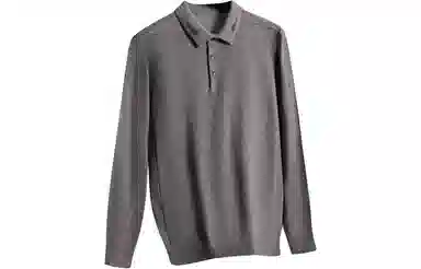 恒源祥 纯色套头翻领毛衣 男款