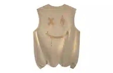LA'T.WEEKEND Devil Smile Sleeveless Vest