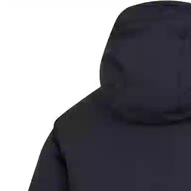 PUMA Logo Print Hoodie Jacket Black