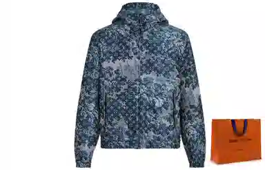 Louis Vuitton Monogram Tapestry Windbreaker Blue