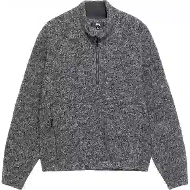 Stussy Wool Blend Sherpa Mock Neck