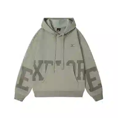 Mizuno Letter Print Fleece Hoodie