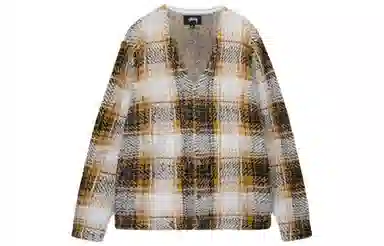 Stussy SS23 HAIRY PLAID CARDIGANV