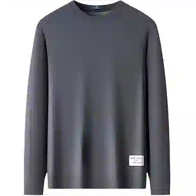 梦特娇 宽松圆领长袖毛衣 男款