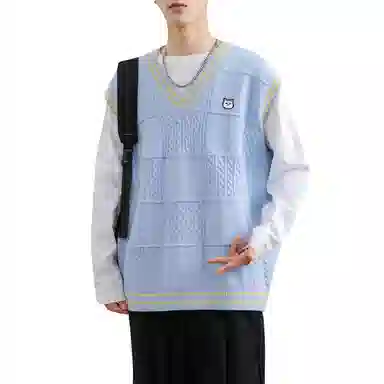 Wuhuangmao Academy V-Neck Sweater Vest
