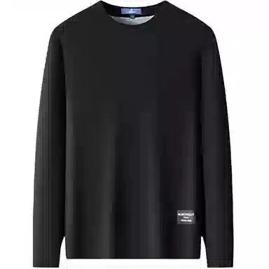 梦特娇 宽松圆领长袖毛衣 男款