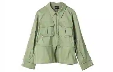 ROARINGWILD Waist Cinch Cargo Jacket Light Green