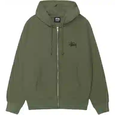 Stussy SS25 Big & Meaty Zip Hoodie