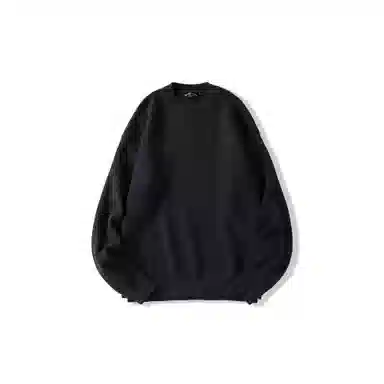 我是大卫 韩版基础款纯色休闲潮牌百搭圆领套头针织衫 男女同款