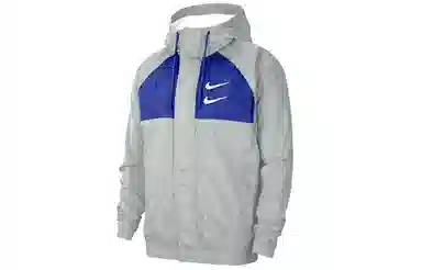 Nike Swoosh Hoodie Grey