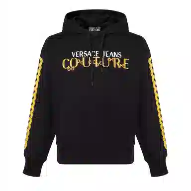 Versace Jeans Hooded Sweater Black