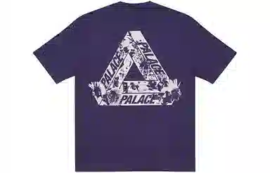 PALACE FW21 Tri-heads T-shirt Purple LogoT