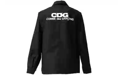 CDG Regular Fit Logo Jacket Black