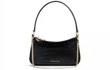 Charles & Keith Cream Croco