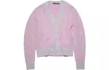 Acne Studios Face Wool Knit Pink