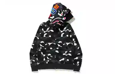 A BATHING APE Shark Series City Camo Hoodie