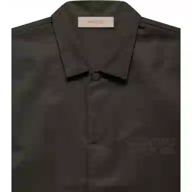 Fear of God Essentials FW22 SS Nylon Shirt Off Black