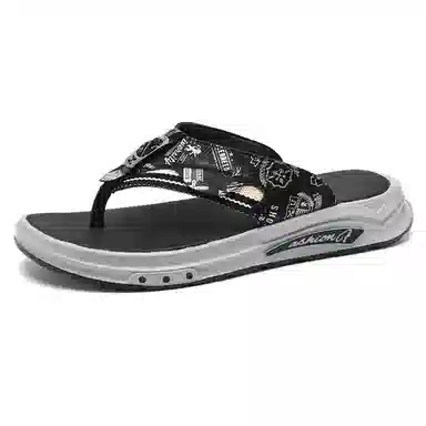 隆鹰 时尚简约 舒适 防磨防滑人字拖鞋 男款