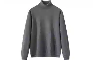 恒源祥 纯色高领套头长袖羊绒衫 男款