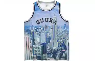 Guuka Basketball Sleeveless Vest Blue