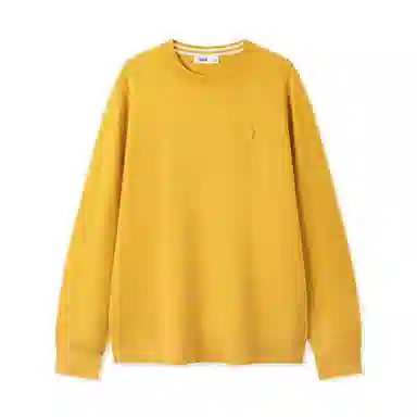 森马 简约纯色针织衫 男款