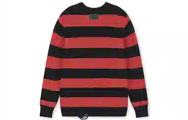 BONELESS Distressed Colorblock Sweater