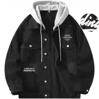 Paddington Bear Retro Denim Hoodie Jacket