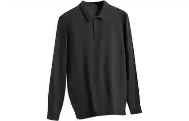 恒源祥 纯色套头翻领毛衣 男款