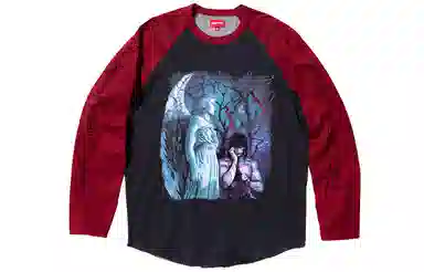Supreme x The Crow Raglan L/S Top
