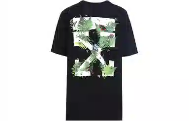 OFF-WHITE Logo Print T-Shirt Black