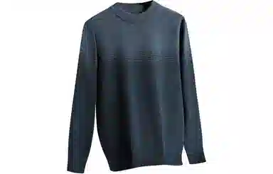 恒源祥 加厚套头半高领长袖针织毛衣 男款