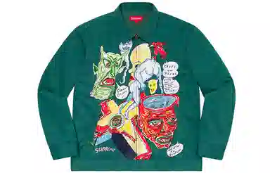 Supreme x Daniel Johnston Embroidered Work Jacket