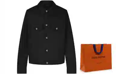 Louis Vuitton Monogram Denim Jacket Black
