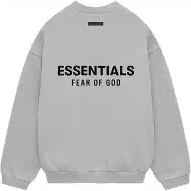 Fear of God Essentials FW24 Holiday Core Crewneck Light Mist Grey
