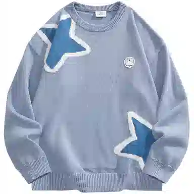 Doraemon Star Logo Knit Sweater