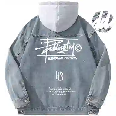 Paddington Bear Retro Denim Hoodie Jacket