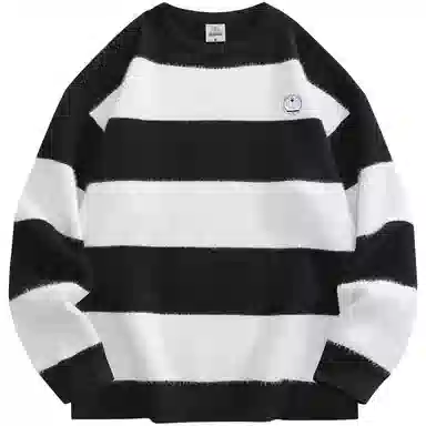 Doraemon Striped Knit Sweater