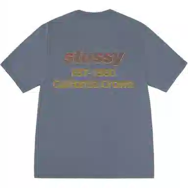 Stussy SS25 CALIFORNIA GROWN TEE PIGMENT DYED logoT