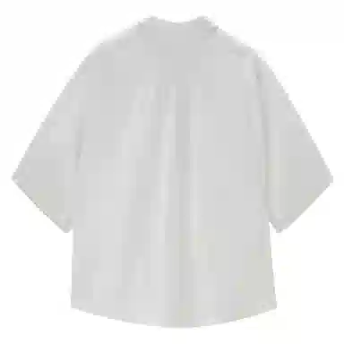 佐丹奴 纯色休闲梭织五分袖衬衫 女款