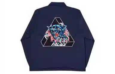 Palace Logo Jacket Navy