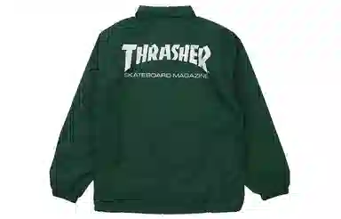 Thrasher Mag Coach Jacket Green