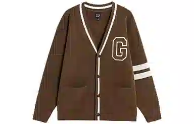 GAP Logo V-Neck Knit Sweater